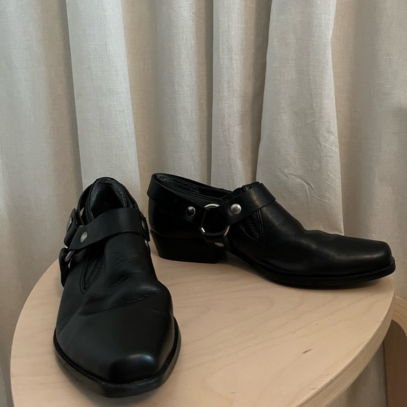 MIA 90s leather motorcycle booties - Picture 2 of 7